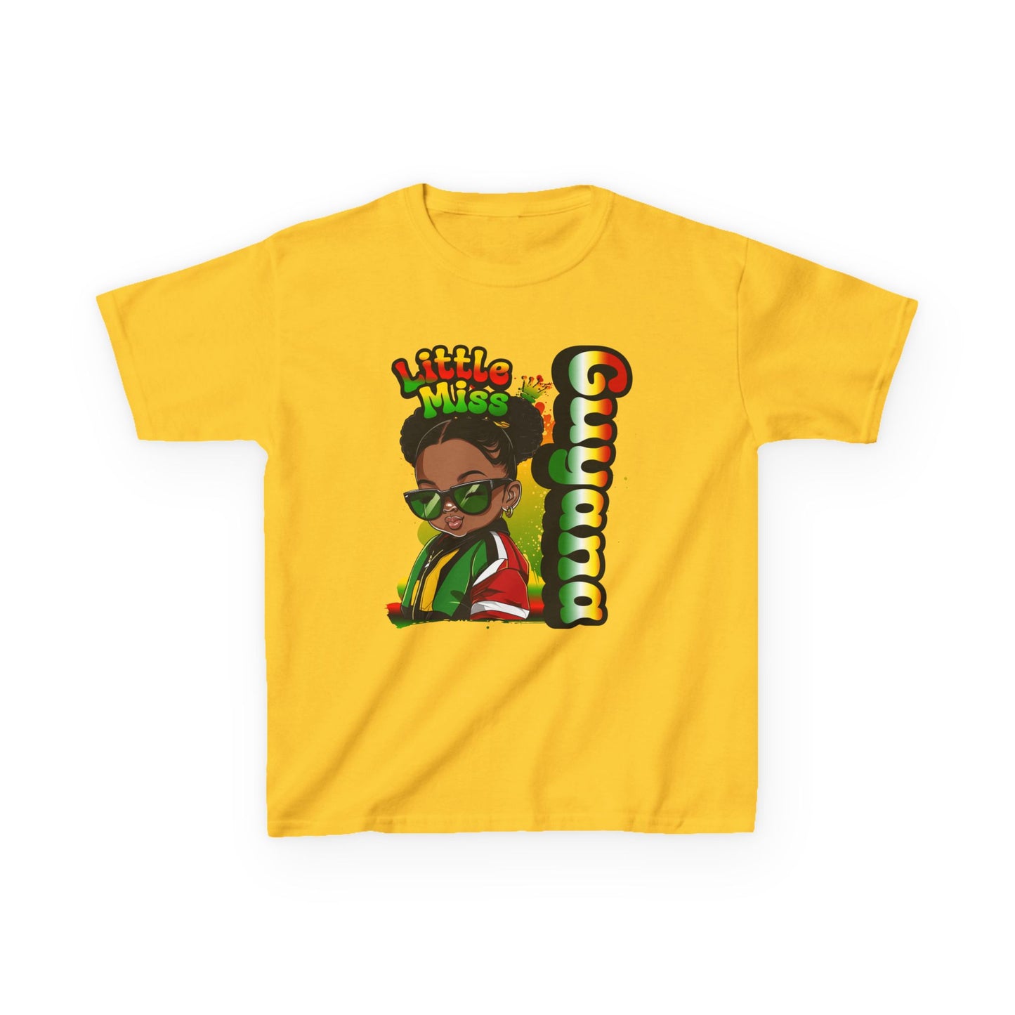 Little Miss Guyana Kids Tee – Cotton T-Shirt for Girls