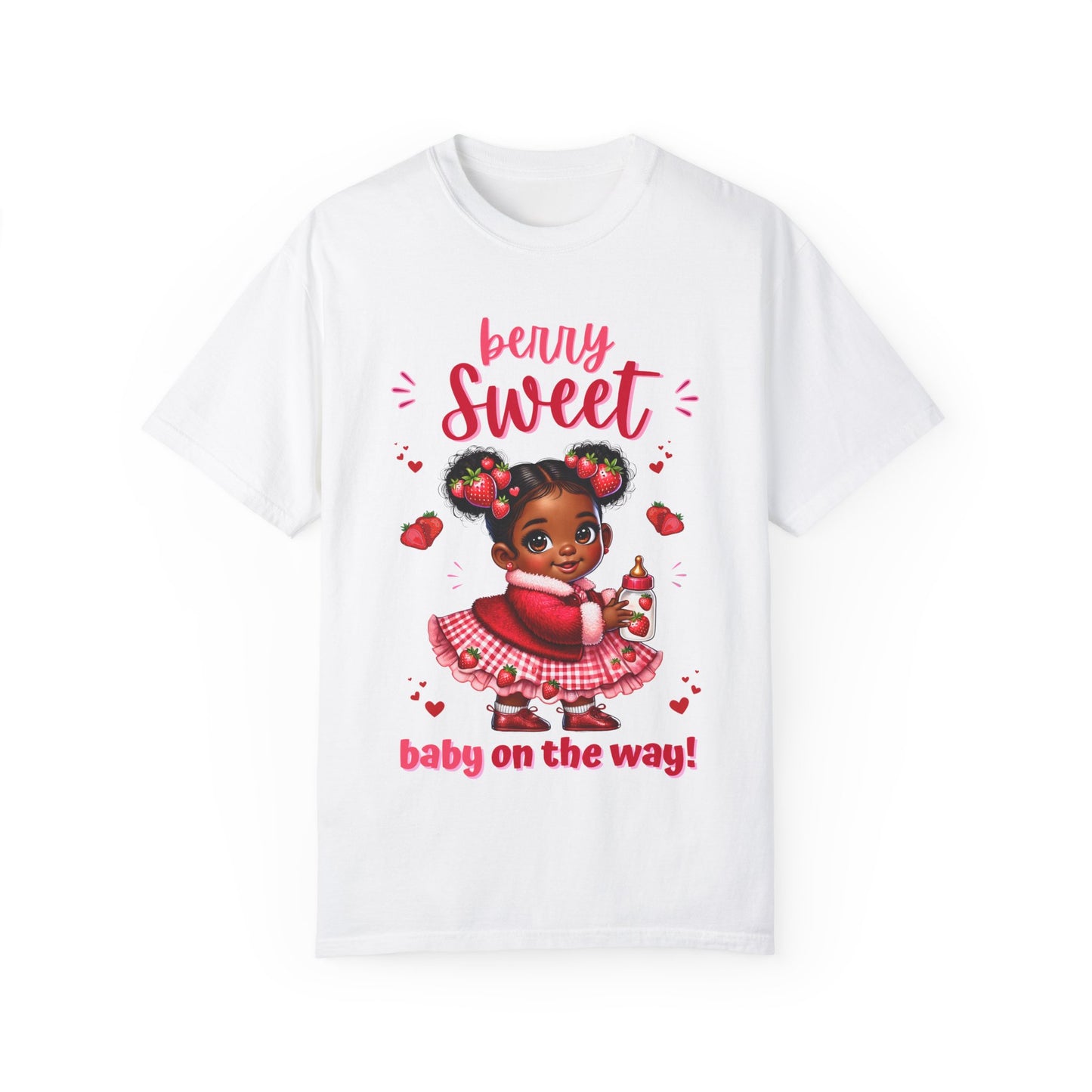 Berry Sweet Baby On The Way - Unisex Garment-Dyed T-shirt,