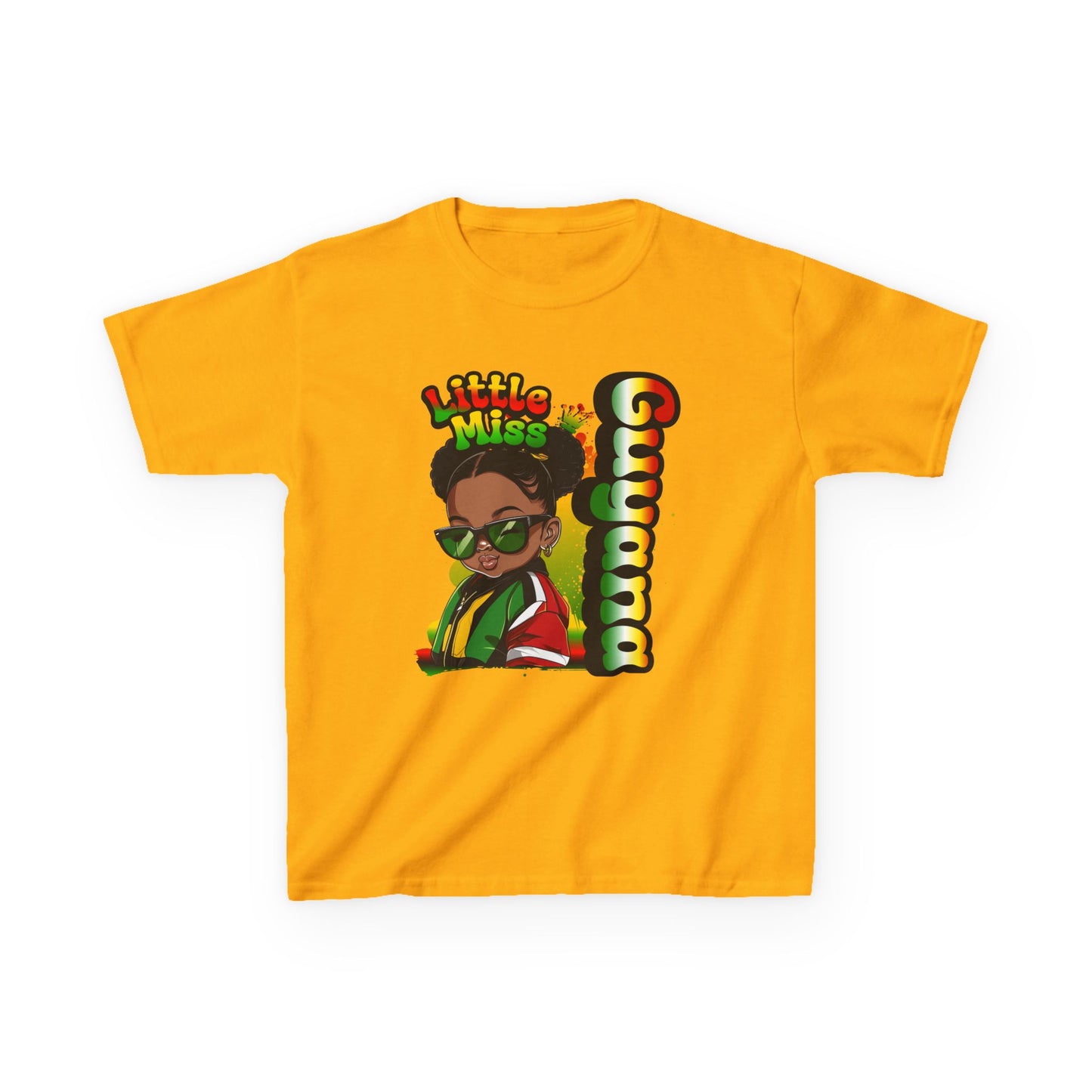 Little Miss Guyana Kids Tee – Cotton T-Shirt for Girls