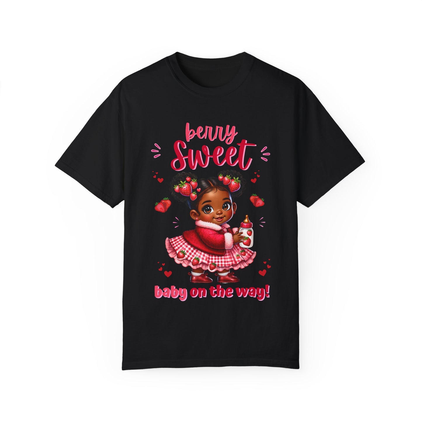 Berry Sweet Baby On The Way - Unisex Garment-Dyed T-shirt,