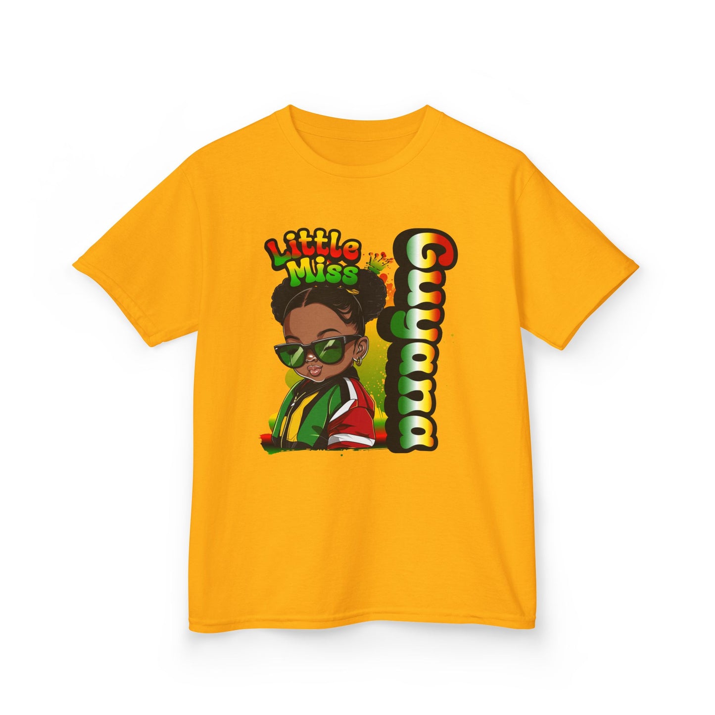 Little Miss Guyana Kids Tee – Cotton T-Shirt for Girls