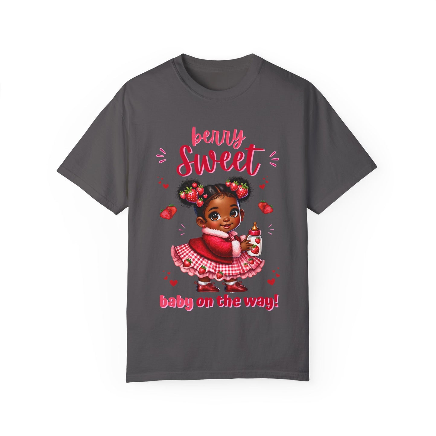 Berry Sweet Baby On The Way - Unisex Garment-Dyed T-shirt,