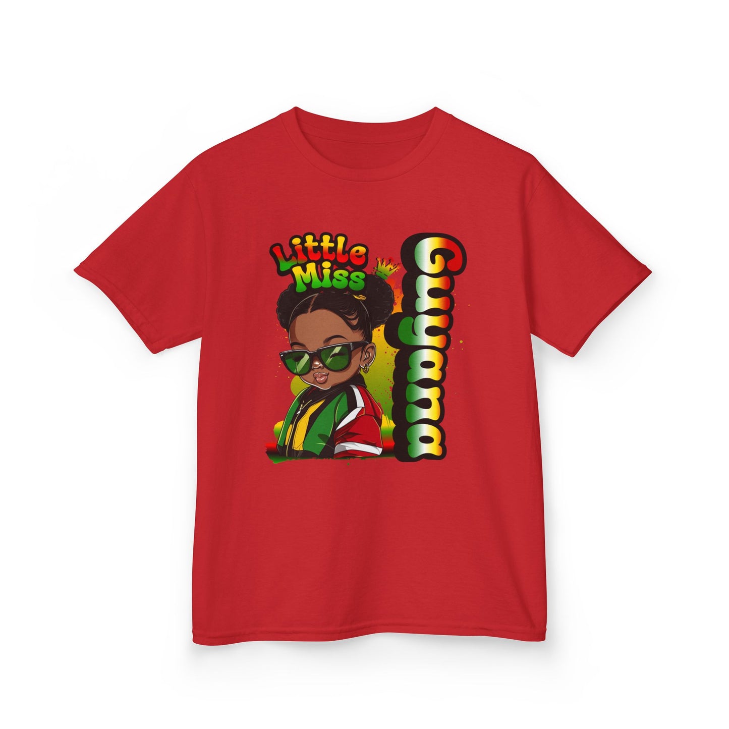 Little Miss Guyana Kids Tee – Cotton T-Shirt for Girls