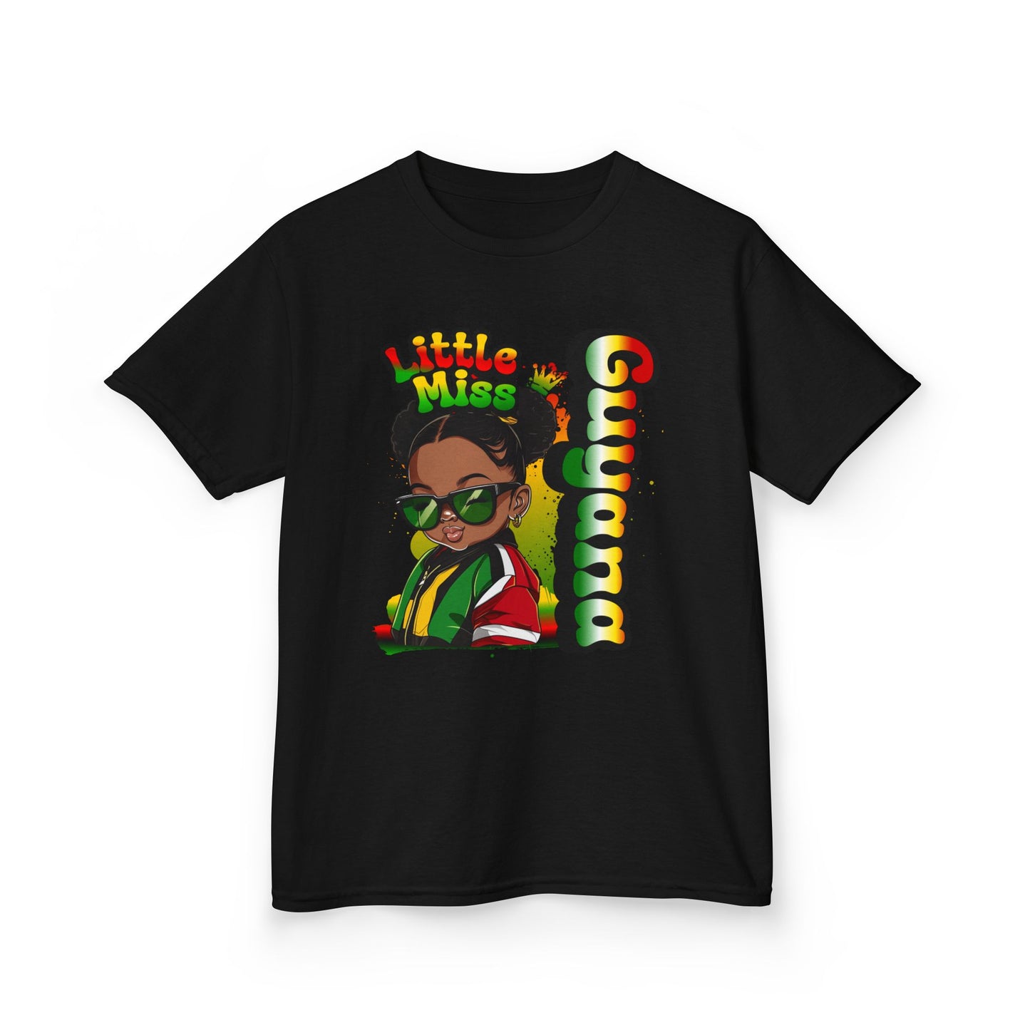 Little Miss Guyana Kids Tee – Cotton T-Shirt for Girls