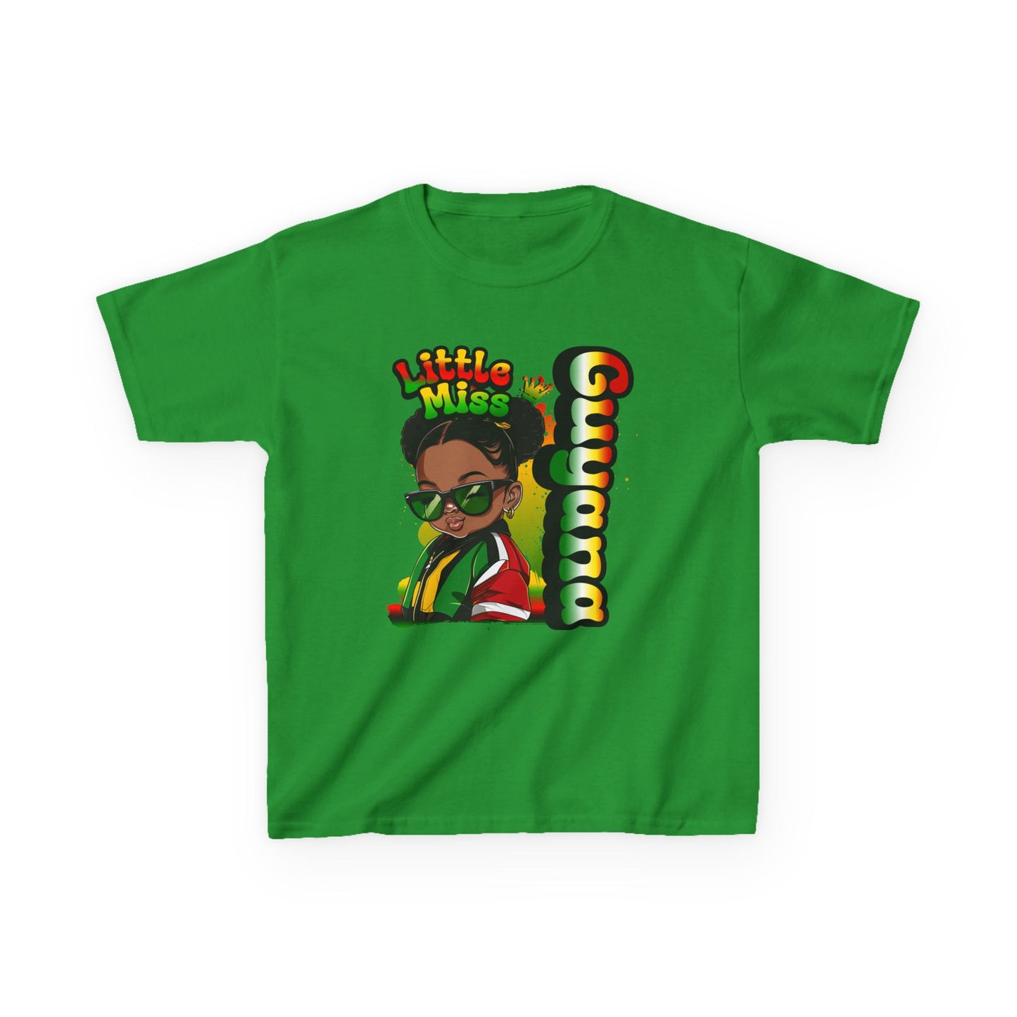 Little Miss Guyana Kids Tee – Cotton T-Shirt for Girls