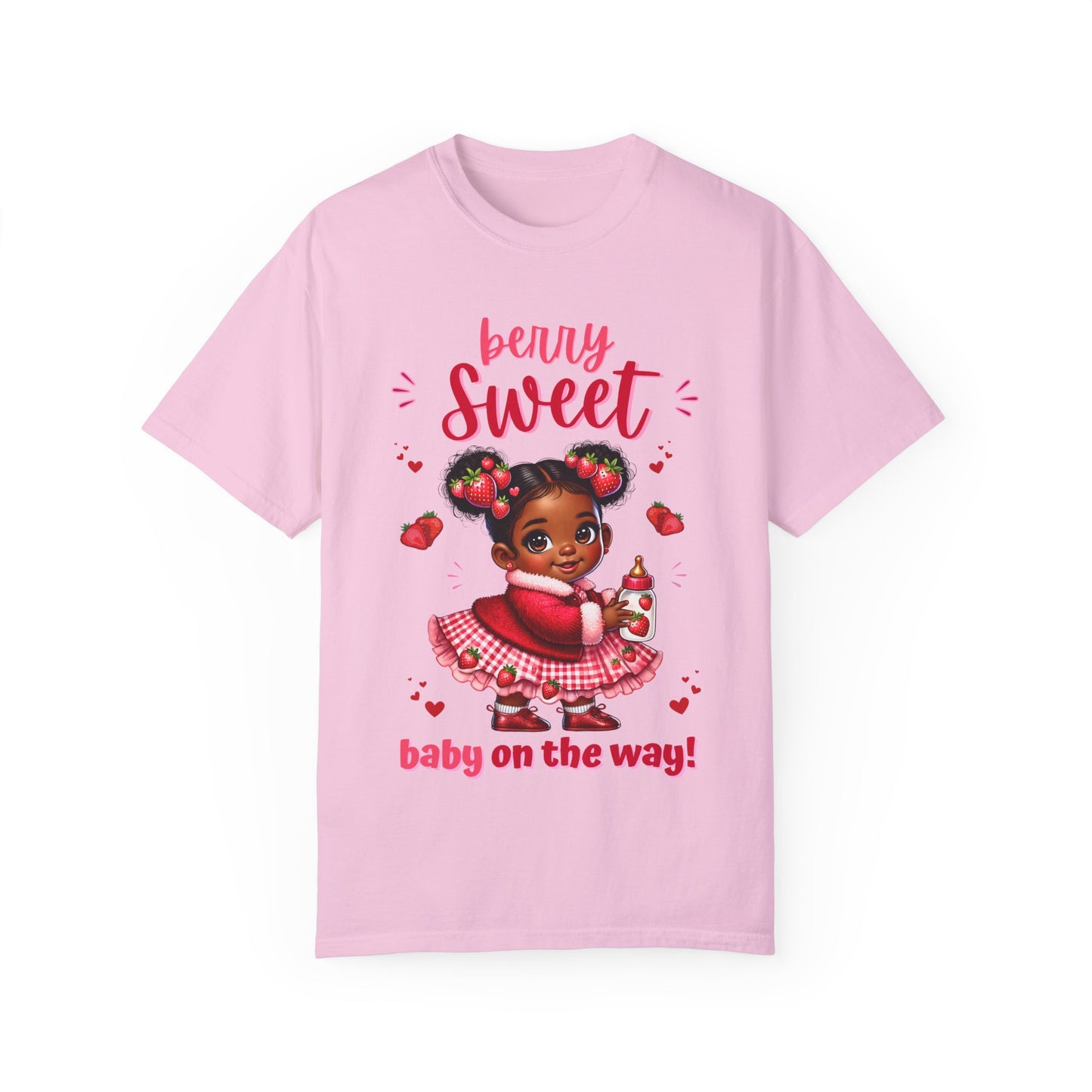Berry Sweet Baby On The Way - Unisex Garment-Dyed T-shirt,