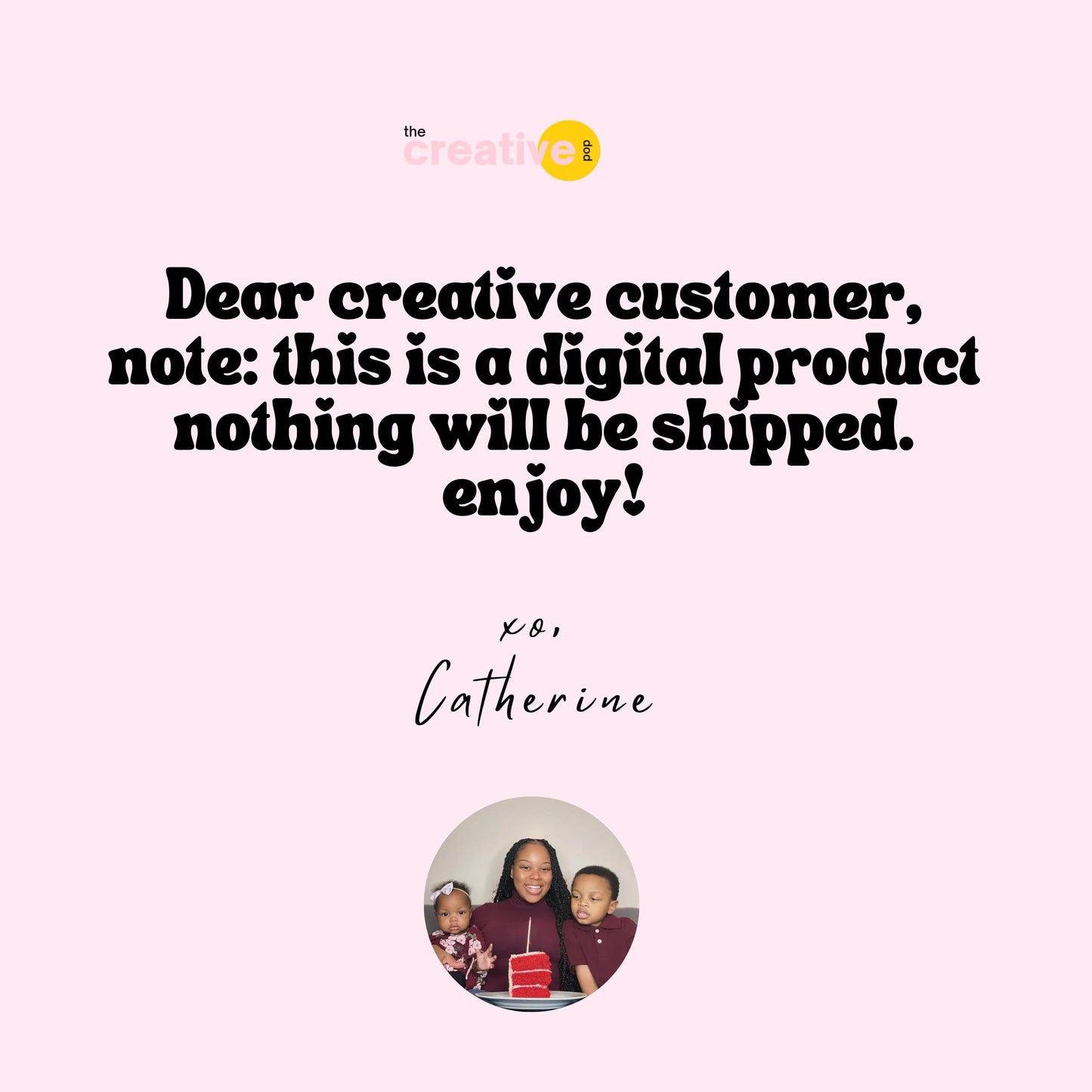 digital product only canva templates notice