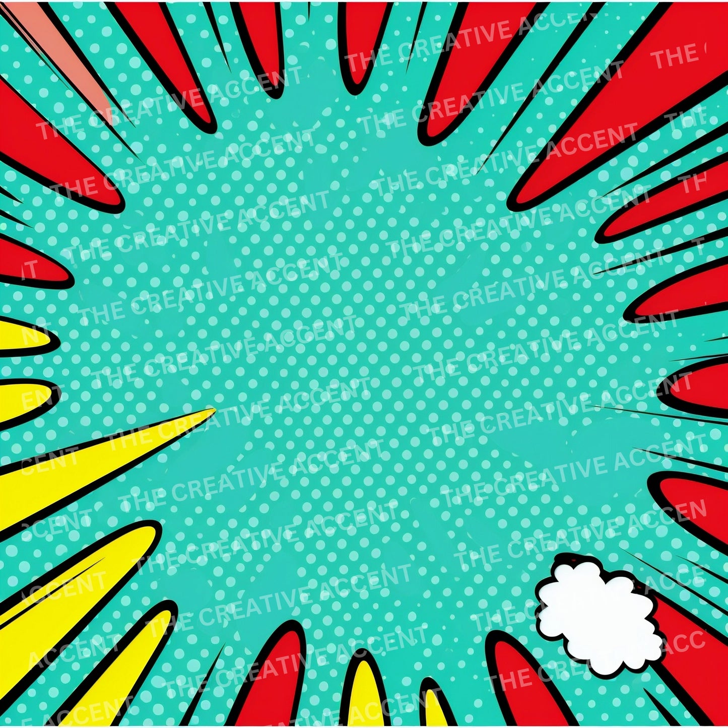 Pop Art Background Digital Paper, 29 JPEG Digital Papers, Ai, Pow Kaboom Art, Clouds, Colorful Comic Book Illustrations
