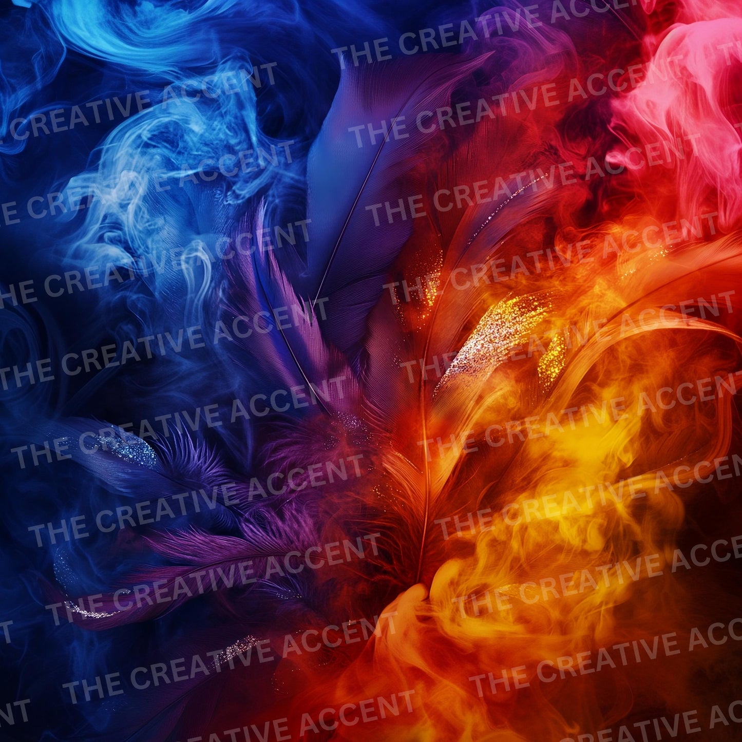 Caribbean Carnival Background Pack, 9 PNG, Colorful Smoke Backdrop, Feather Party Fumes Digital Paper, Clouds Bomb, Soca Invite Flyer, Fog