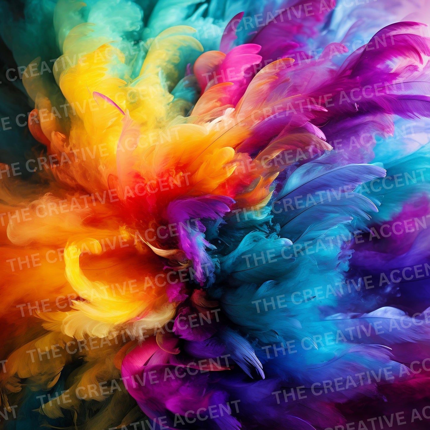 Caribbean Carnival Background Pack, 9 PNG, Colorful Smoke Backdrop, Feather Party Fumes Digital Paper, Clouds Bomb, Soca Invite Flyer, Fog