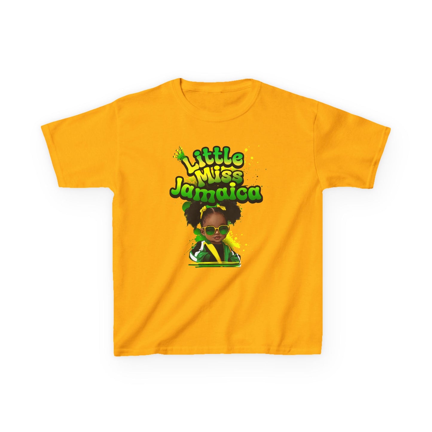 Little Miss Jamaica Girls Kids Tee |  Cotton Shirt