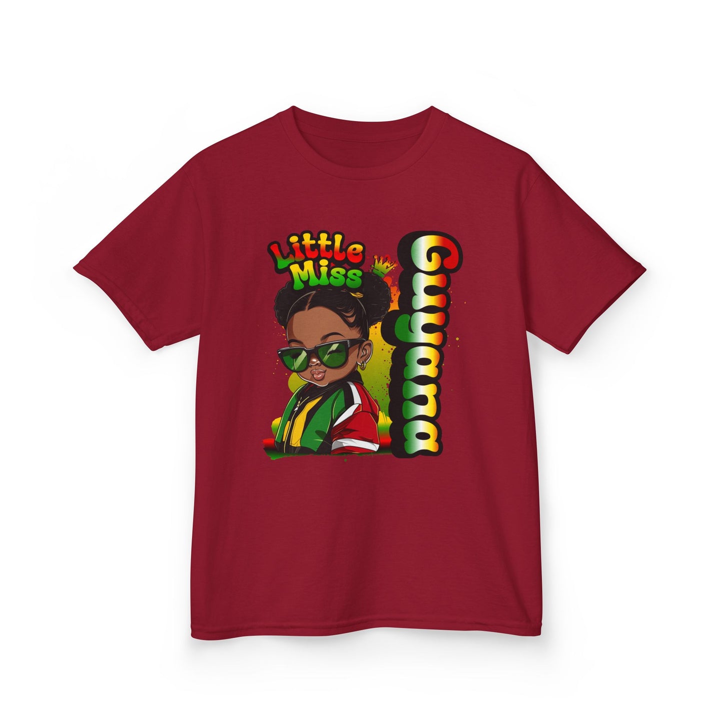 Little Miss Guyana Kids Tee – Cotton T-Shirt for Girls