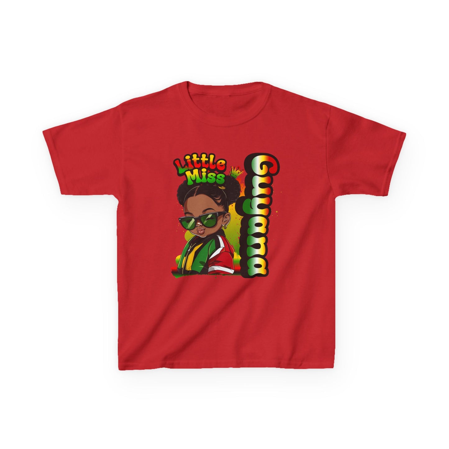 Little Miss Guyana Kids Tee – Cotton T-Shirt for Girls