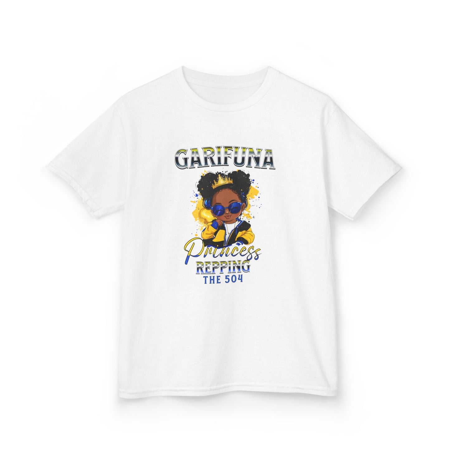 Garifuna Princess Kids T-Shirt - 504 Honduras Girls