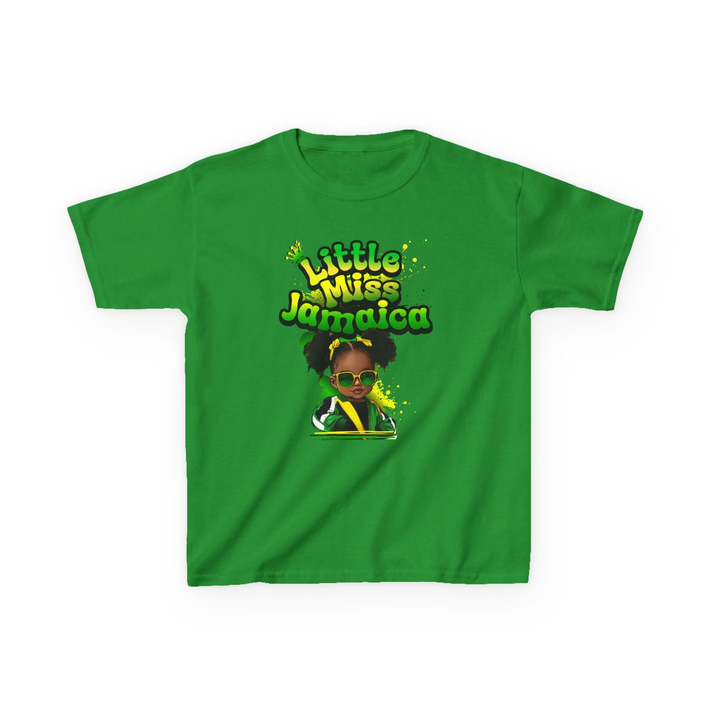 Little Miss Jamaica Girls Kids Tee |  Cotton Shirt