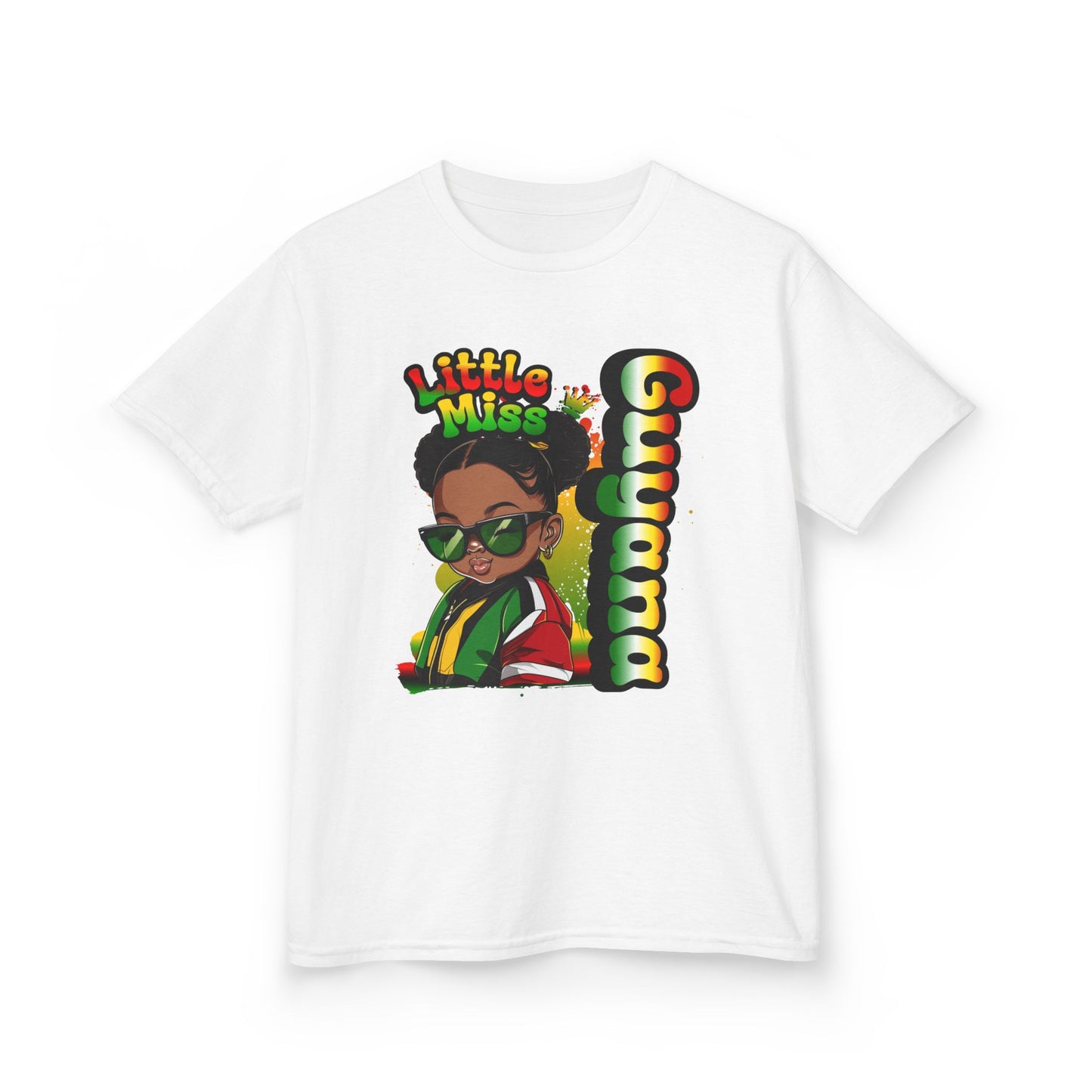 Little Miss Guyana Kids Tee – Cotton T-Shirt for Girls