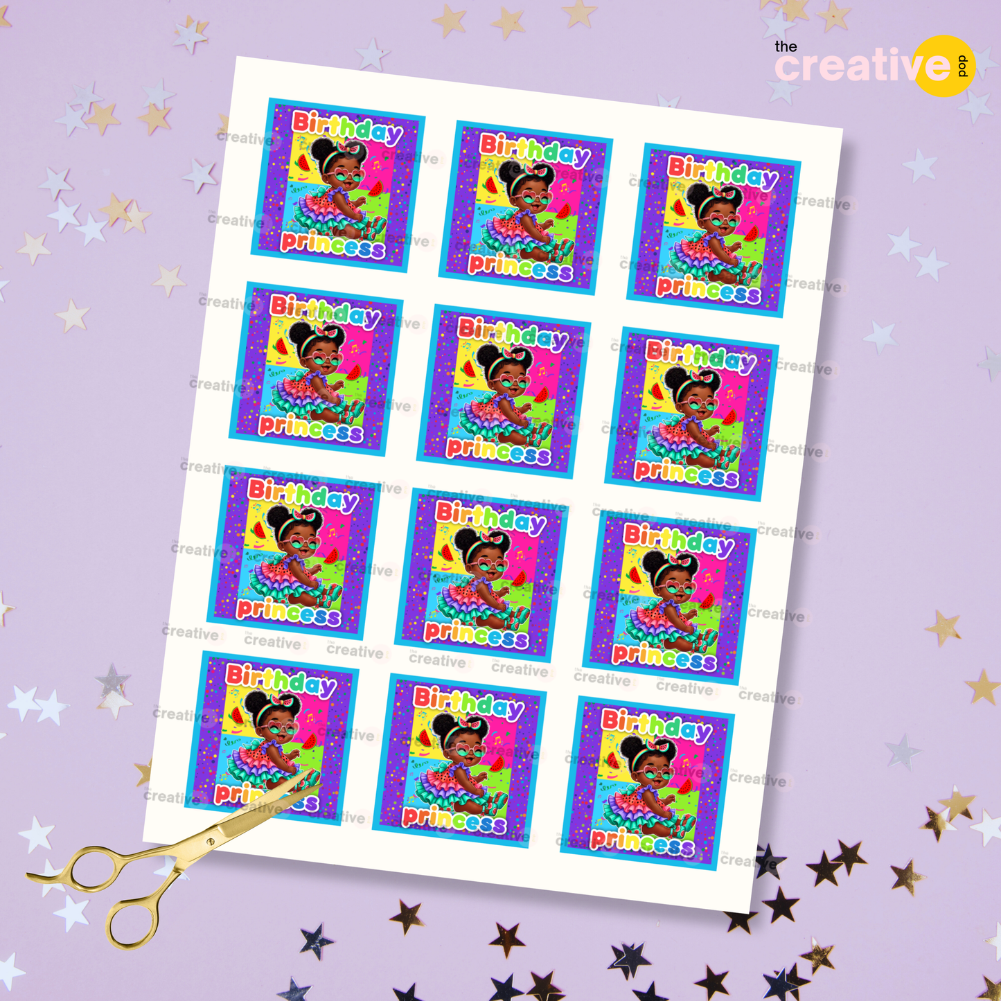 PRINTABLE Rainbow Girl Birthday Theme Table Cutouts - Coco Girl Custom Decor Centerpieces Personalized - One Sided, Ready in 24 hrs