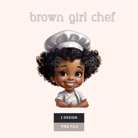 Black Girl Chef Clip Art, Little Afro Girl PNG, Baby Cook, Cooking Party Clipart, Toddler Chef, Kitchen, Baking Birthday