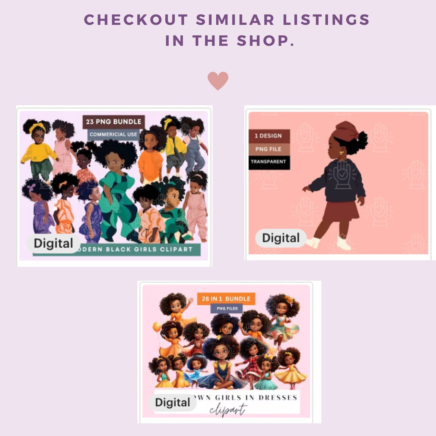 Happy Black Girl Clipart, Toddler in Red Dress, Dancing, Skipping, Running, Little African-American kid PNG, Minimalist Art Illustration