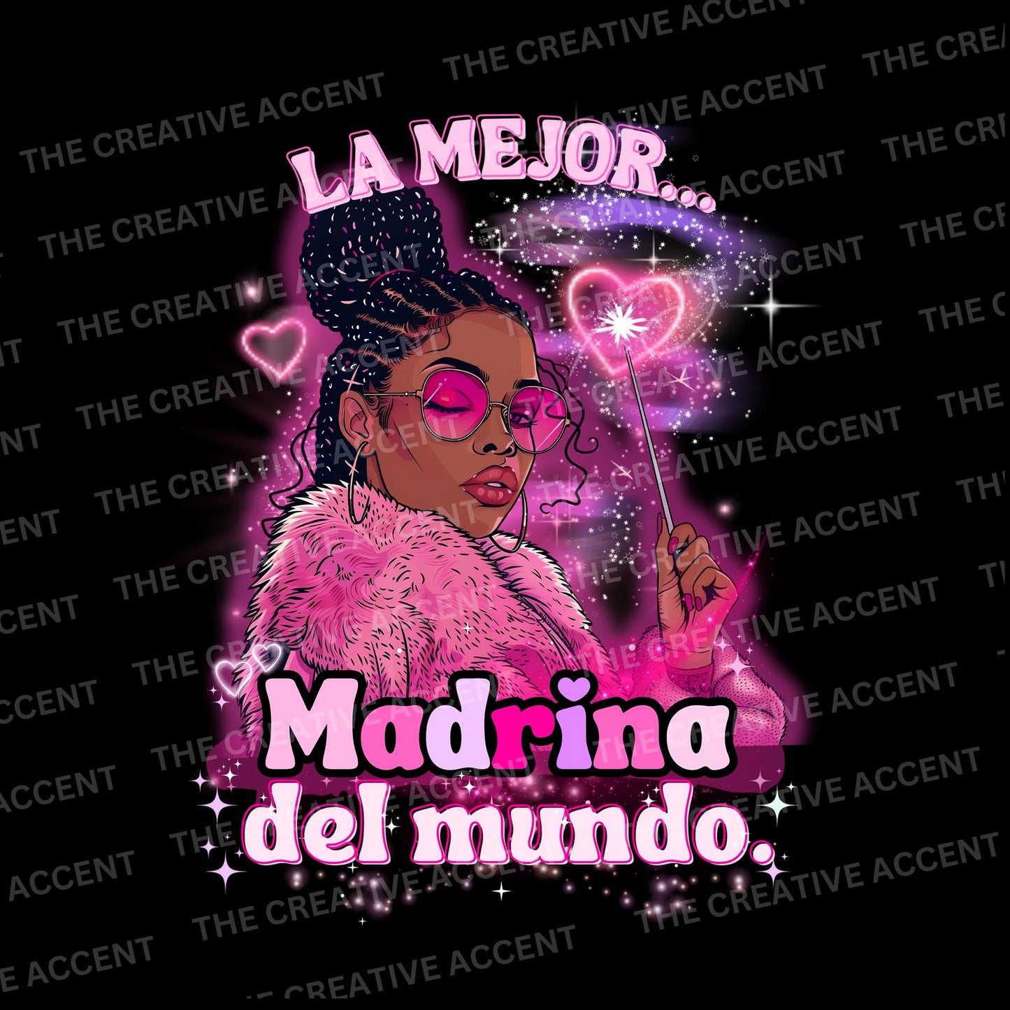 La Madrina T-Shirt Design, 1 PNG, La Mejor Madrina del mundo, Trust me, I'm a Godmother